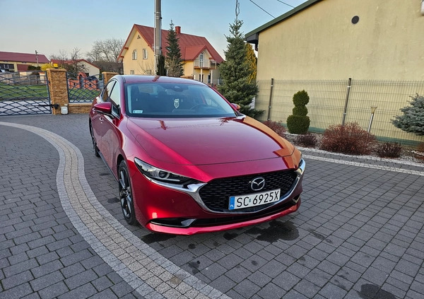 Mazda 3 cena 51900 przebieg: 95000, rok produkcji 2019 z Lipno małe 407